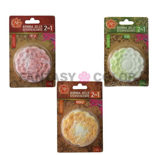 SET DE 3 BOMBA JELLY EFERVECENTE MC SPA - 3 AROMAS DIFERENTES
