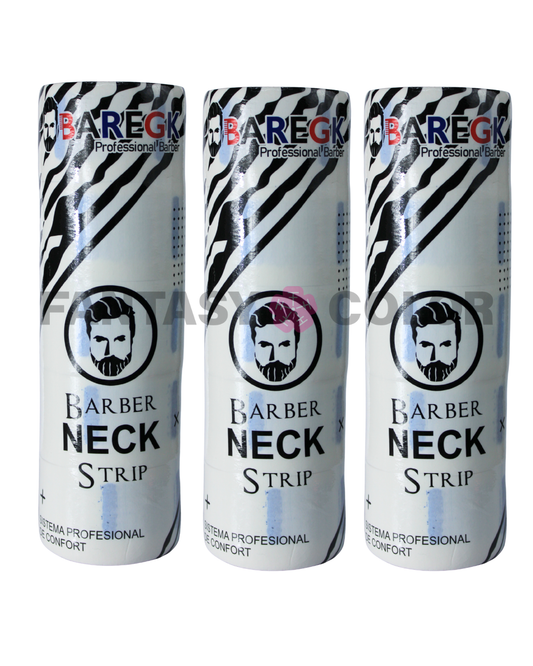 SET DE 3 CUELLERA BLANCA BAREGK 5 ROLLOS ZEBRA