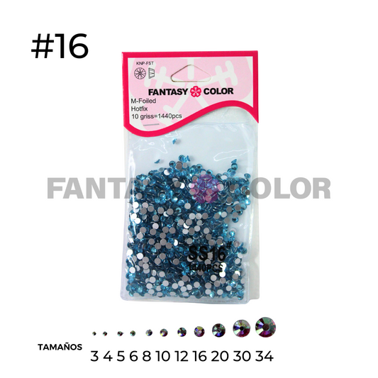 SOBRE DE PIEDRA CRISTAL - AQUAMARINE