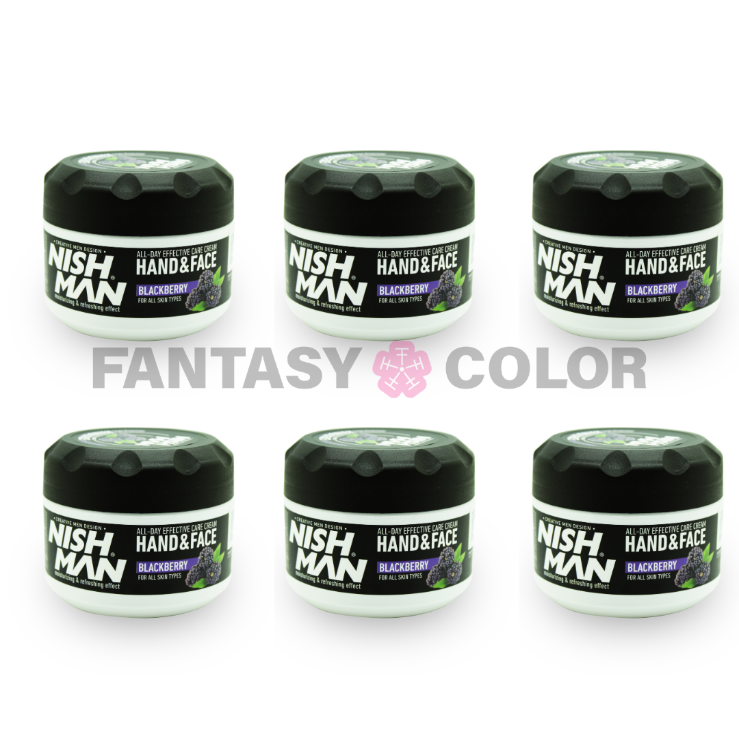 SET DE 6 CREMA PARA CARA Y MANOS NISHMAN