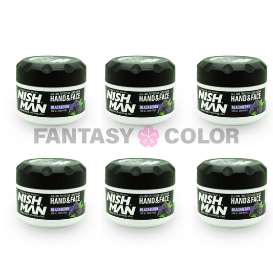 SET DE 6 CREMA PARA CARA Y MANOS NISHMAN