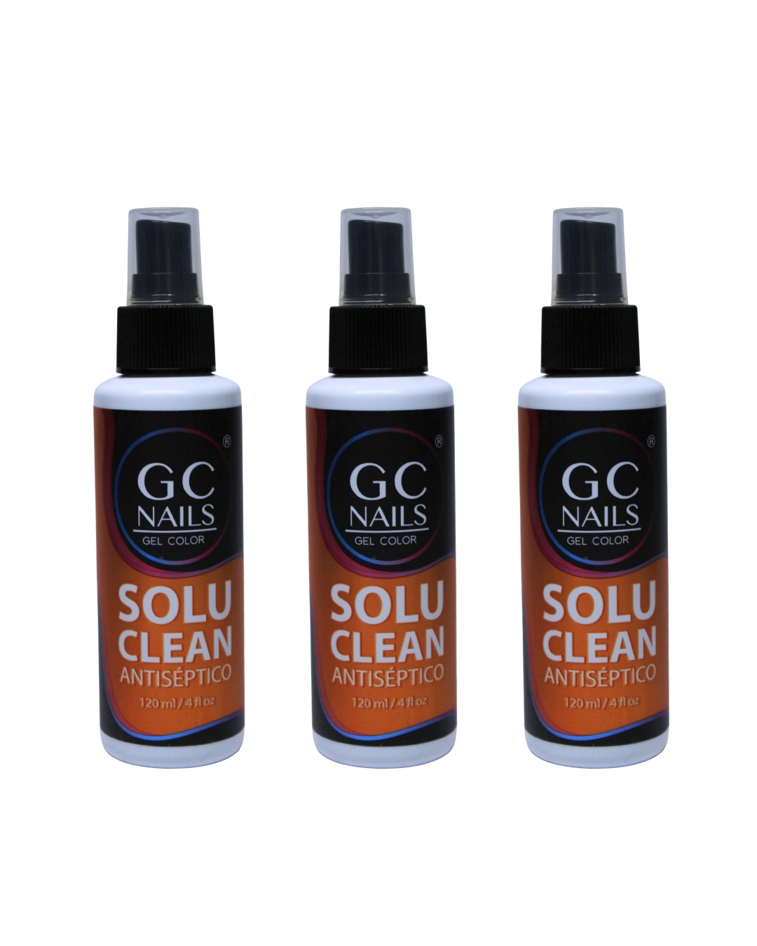 SET DE 3 ANTISEPTICO 4 OZ GC NAILS