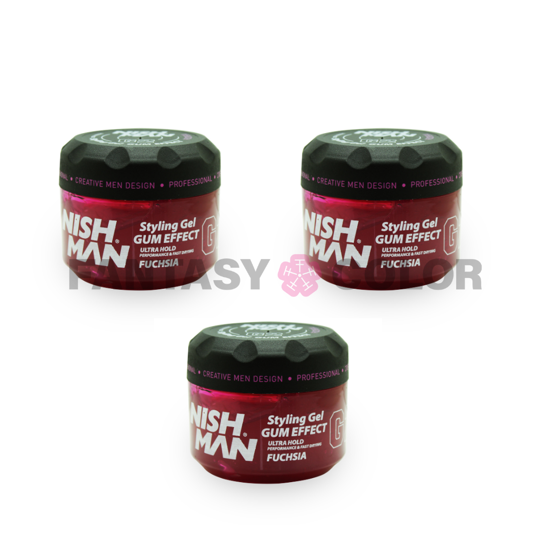 SET DE 3 STYLING GEL NISHMAN