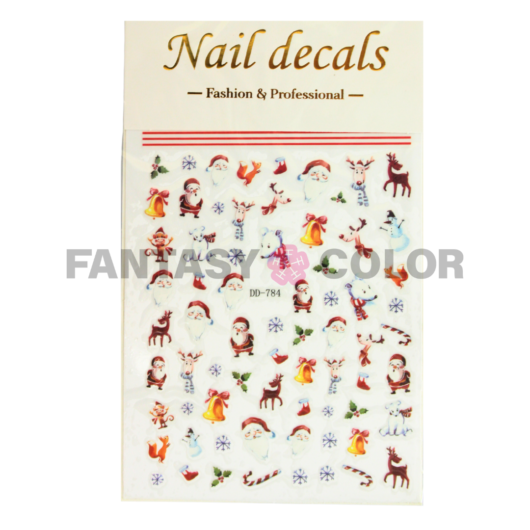 STIKER NAVIDAD - 8 ESTILOS DIFERENTES