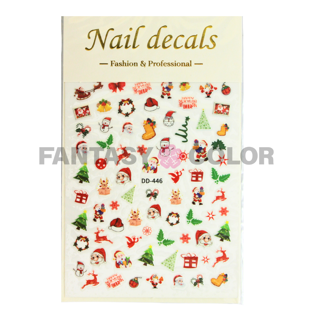 STIKER NAVIDAD - 8 ESTILOS DIFERENTES