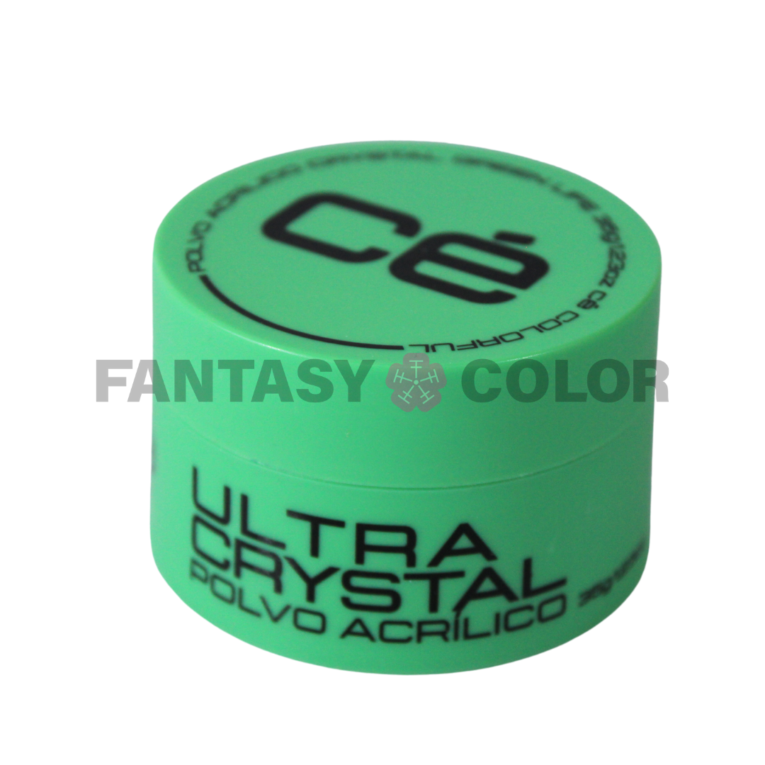 POLVO ACRILICO ULTRA CRISTAL 35 GR CÉ COLROFUL MC NAILS