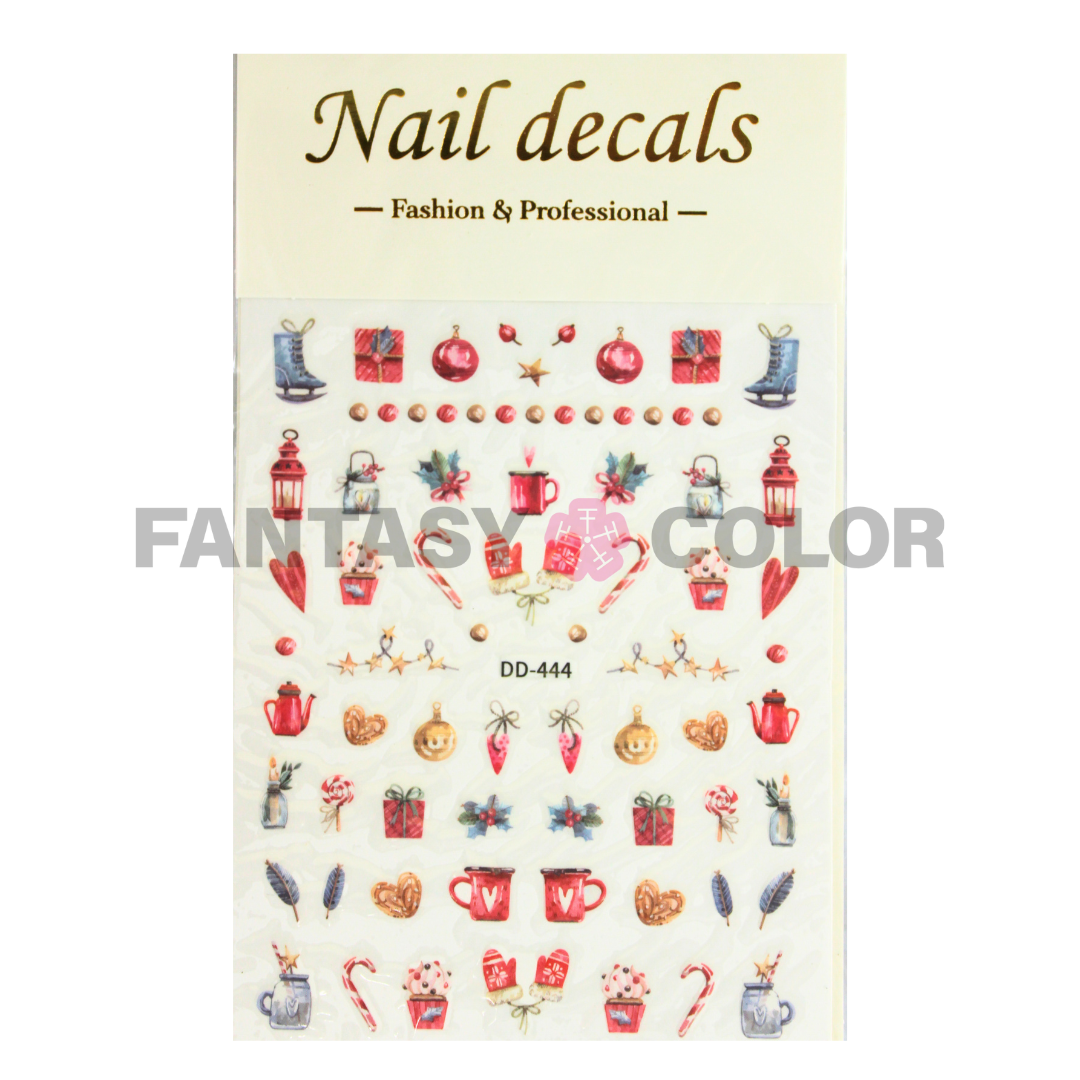 STIKER NAVIDAD - 8 ESTILOS DIFERENTES