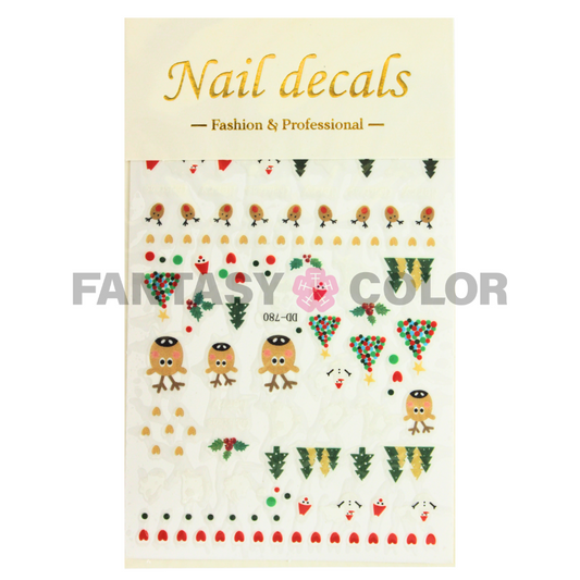 STIKER NAVIDAD - 8 ESTILOS DIFERENTES