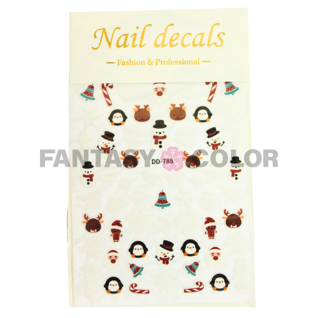STIKER NAVIDAD - 8 ESTILOS DIFERENTES
