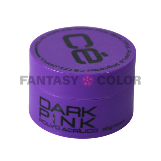 POLVO ACRILICO DARK PINK 21 GR CÉ COLROFUL MC NAILS