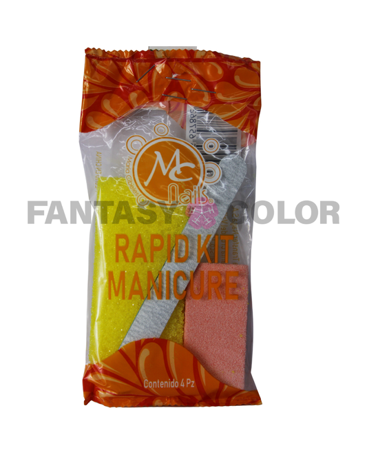 SET DE 6 RAPID KIT MANUCURE MC NAILS