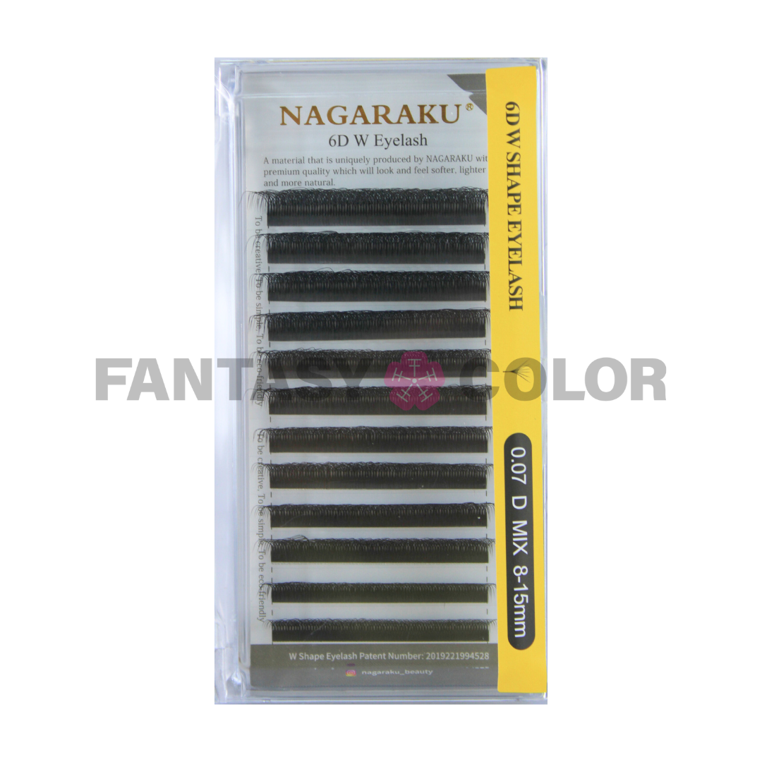 PESTAÑA 1 X 1 6D W 0.07 D MIX 8-15 mm NAGARAKU
