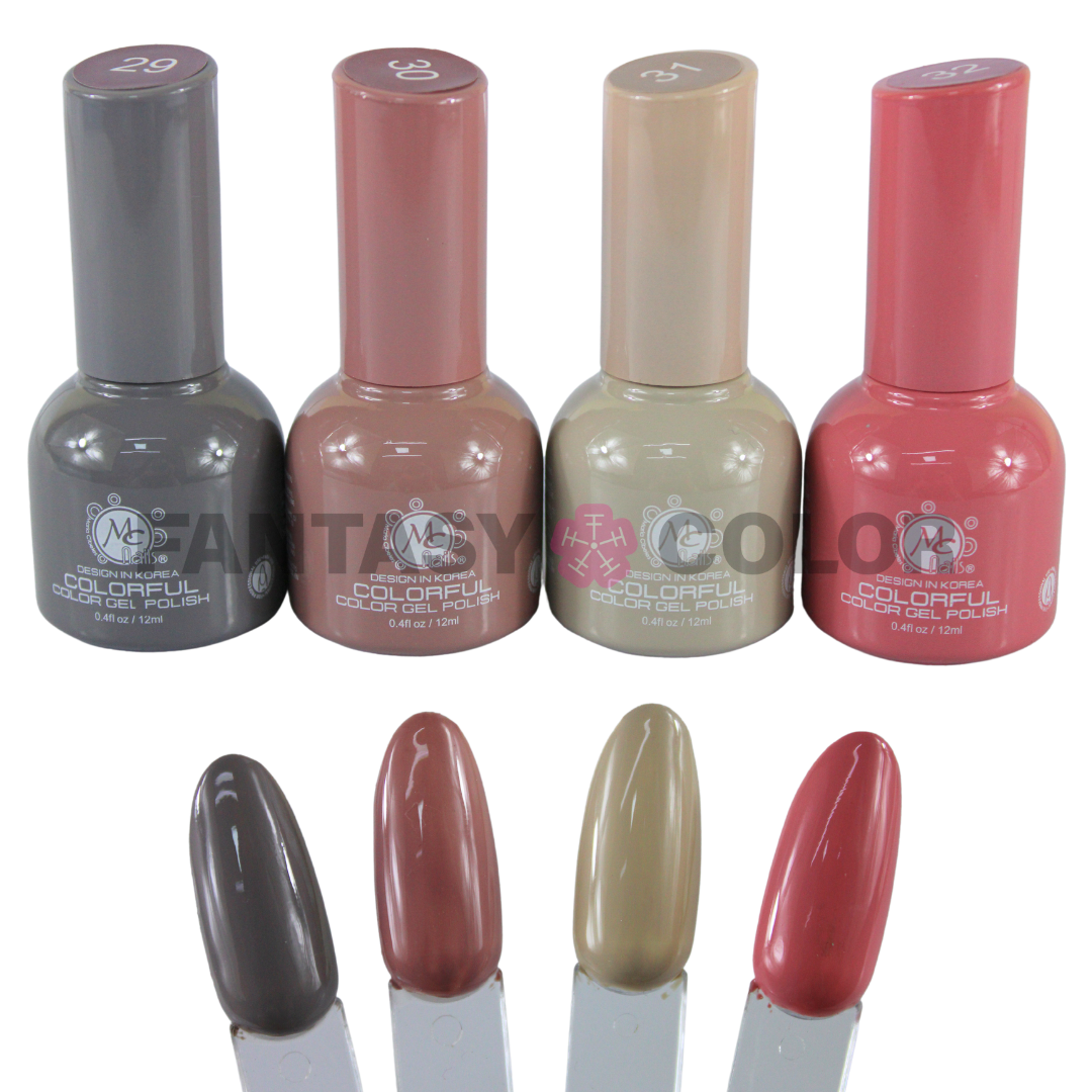 Colección "H" COLORFUL MC NAILS - 3 PASOS