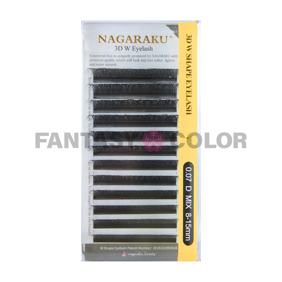 PESTAÑA 1 X 1  3D W 0.07 D MIX 8-15 mm NAGARAKU