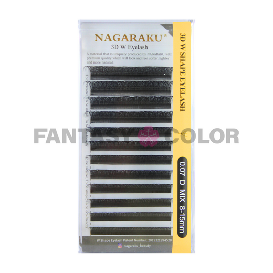 PESTAÑA 1 X 1  3D W 0.07 D MIX 8-15 mm NAGARAKU