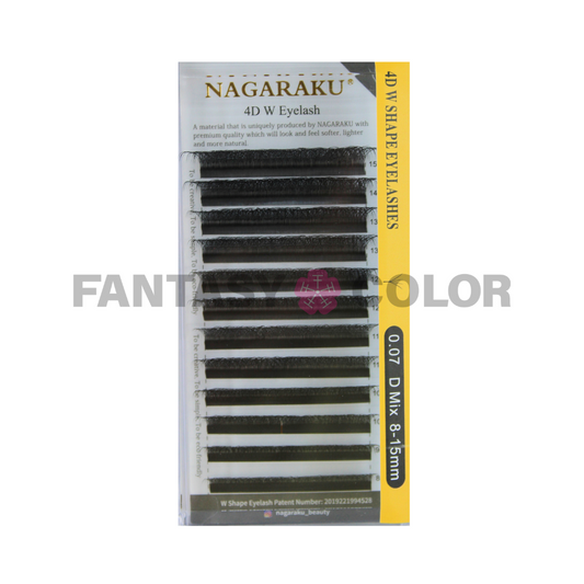 PESTAÑA 1 X 1  4D W 0.07 D MIX 8-15 mm NAGARAKU