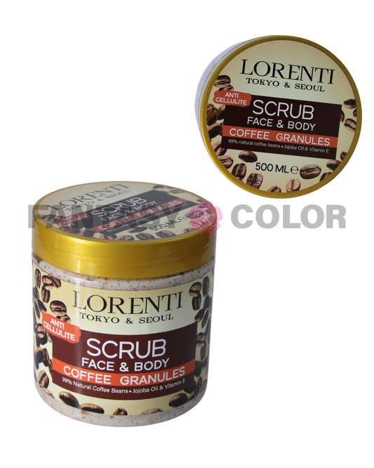 EXFOLIANTE CARA Y CUERPO LORENTI - 5 AROMAS