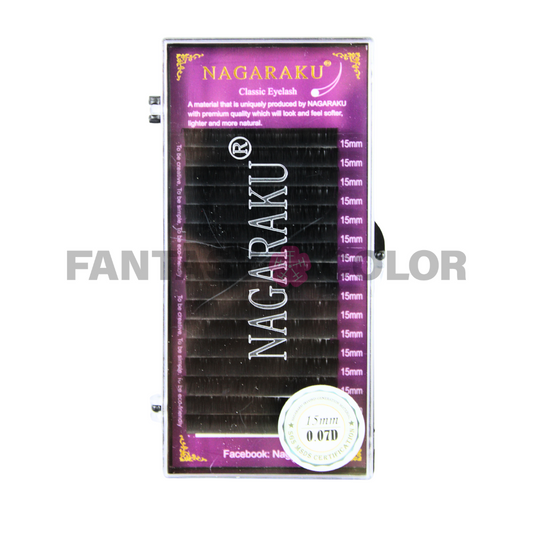 PESTAÑA 1 X 1  CLASSIC  15MM 0.07D NAGARAKU
