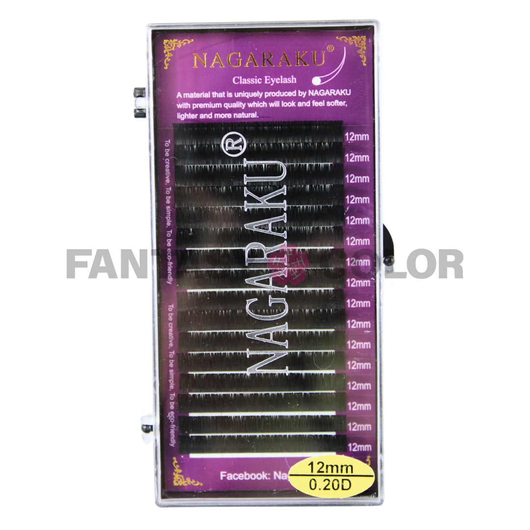 PESTAÑA 1 X 1  CLASSIC 12MM 0.20 D NAGARAKU