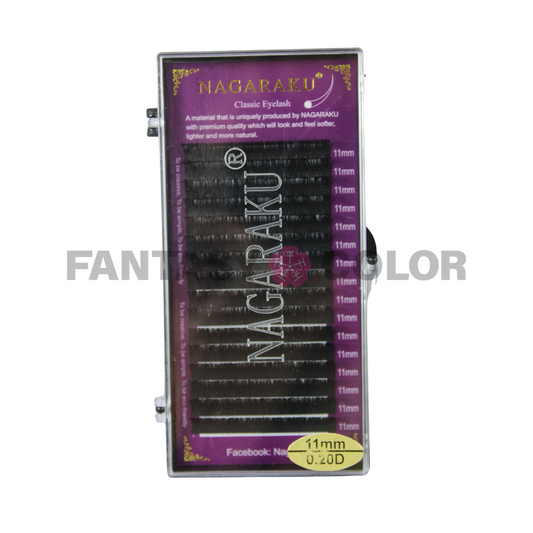 PESTAÑA 1 X 1  CLASSIC  11MM 0.20 D NAGARAKU