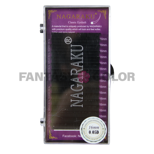 PESTAÑA 1 X 1  CLASSIC  16MM 0.05 D NAGARAKU
