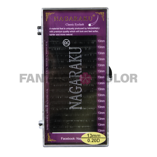 PESTAÑA 1 X 1  CLASSIC  13MM 0.20 D NAGARAKU