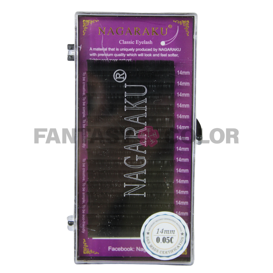 PESTAÑA 1 X 1 CLASSIC 14MM 0.05 C NAGARAKU