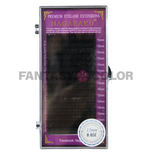 PESTAÑA 1 X 1  CLASSIC  15MM 0.05 C NAGARAKU