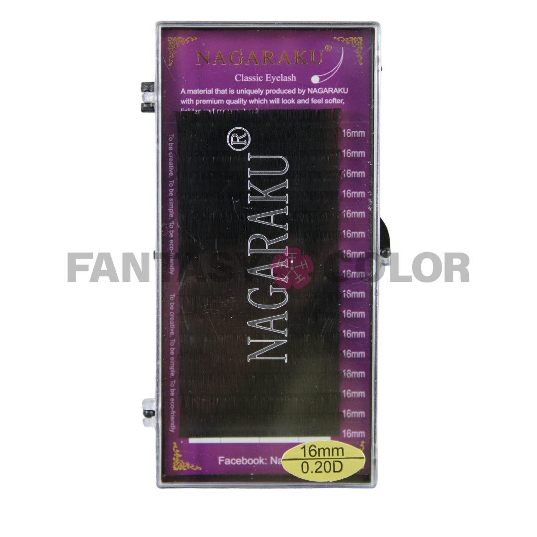 PESTAÑA 1 X 1  CLASSIC  16MM 0.20 D NAGARAKU
