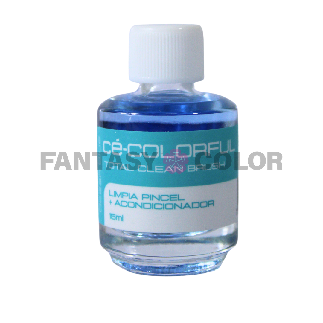 TOTAL CLEAN BLUSH LIMPIA PINCEL + ACONDICIONADOR 15 ML MC NAILS COLORFUL