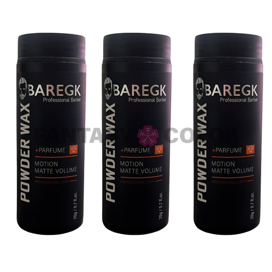 KIT DE 3 POLVO VOLUMEN CON AROMA BAREGK