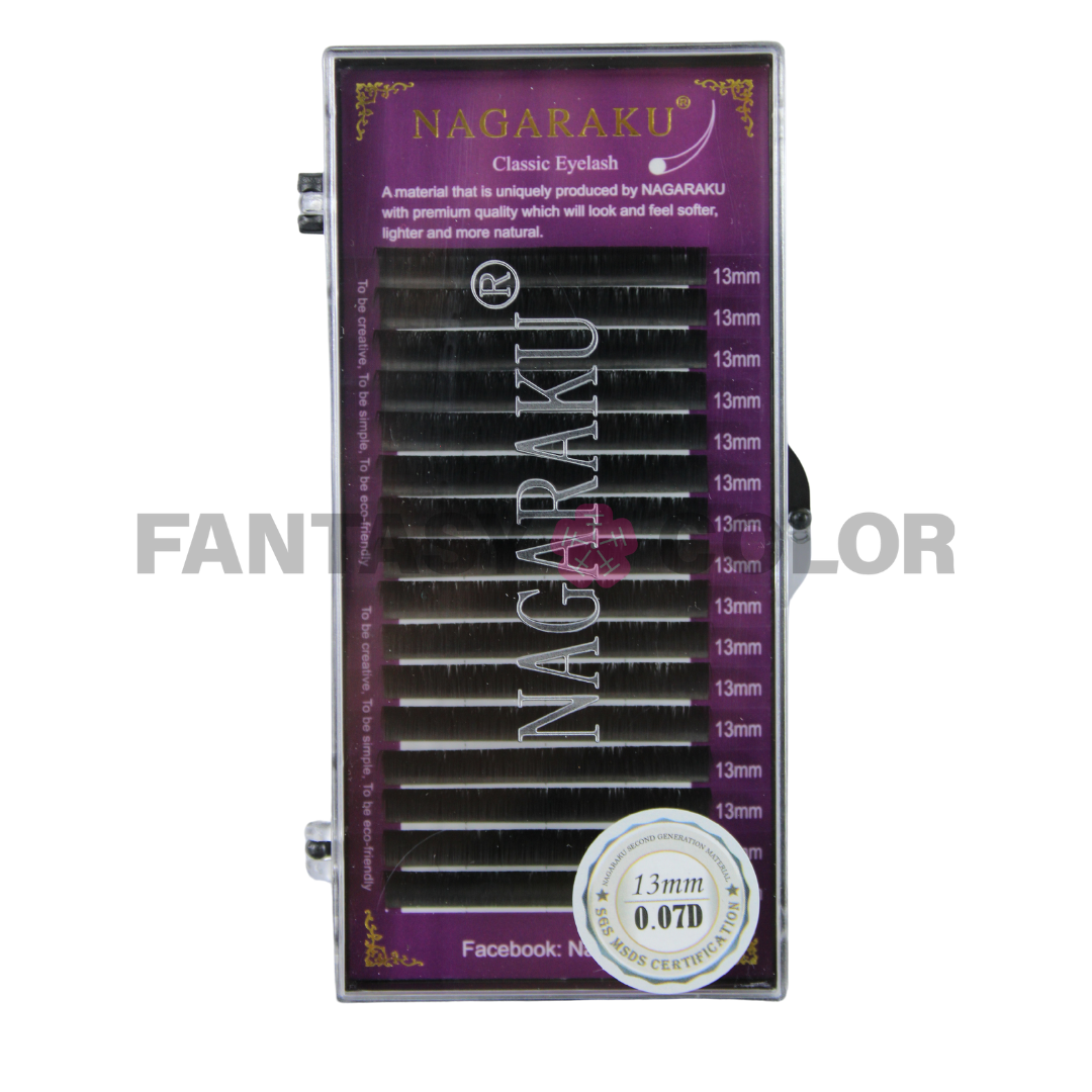 PESTAÑA 1 X 1  CLASSIC  13MM 0.07 D NAGARAKU