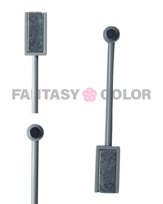 SET DE 3 IMÁN PARA UÑA GRIS CAT EYE