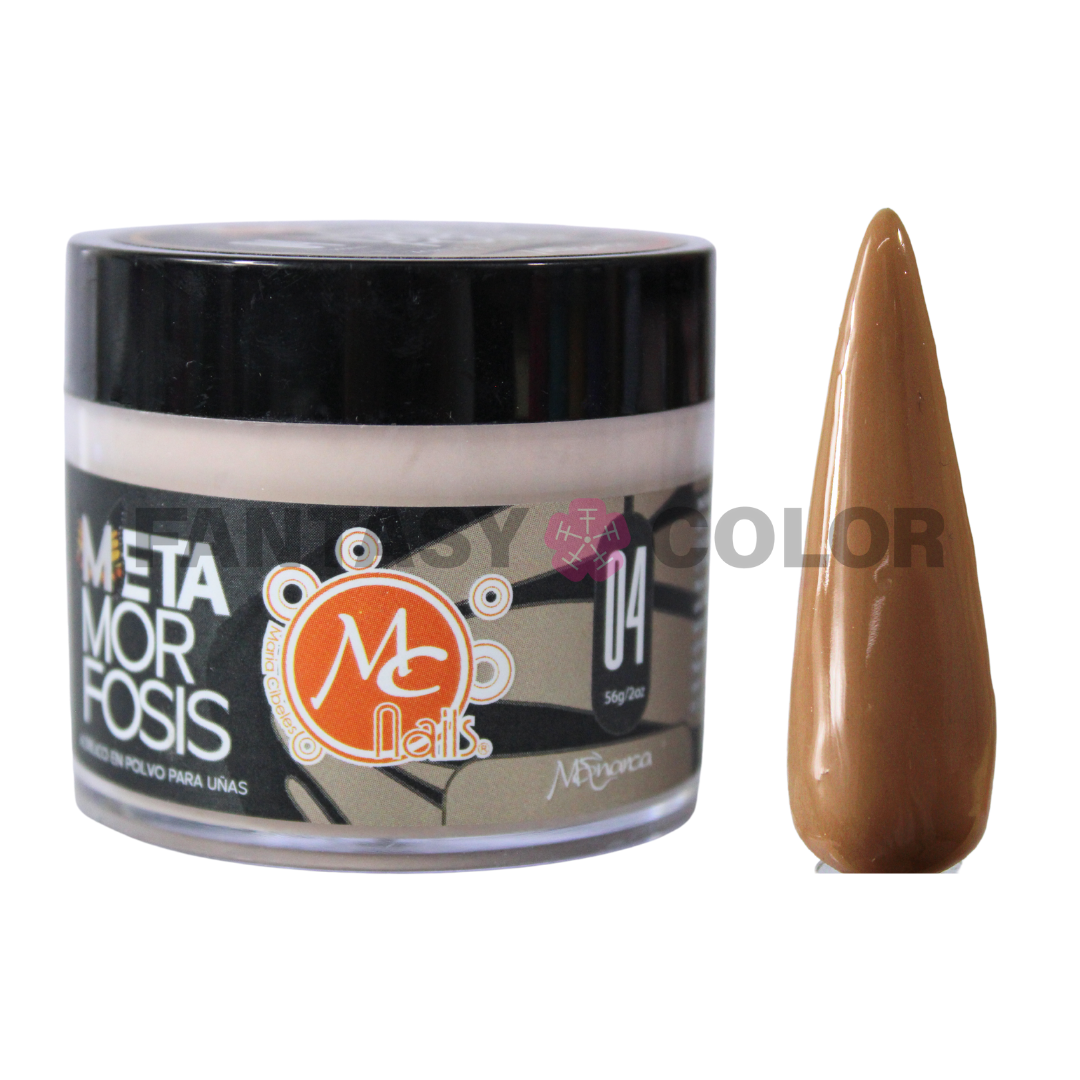 ACRILICOS METAMORFOSIS MC NAILS - 16 TONOS DISPONIBLES