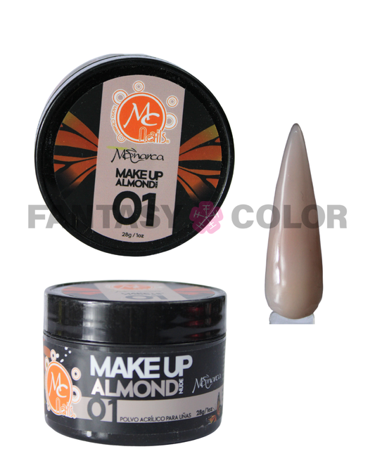 ACRILICOS MONARCA MC NAILS  - 6 TONOS DISPONIBLES