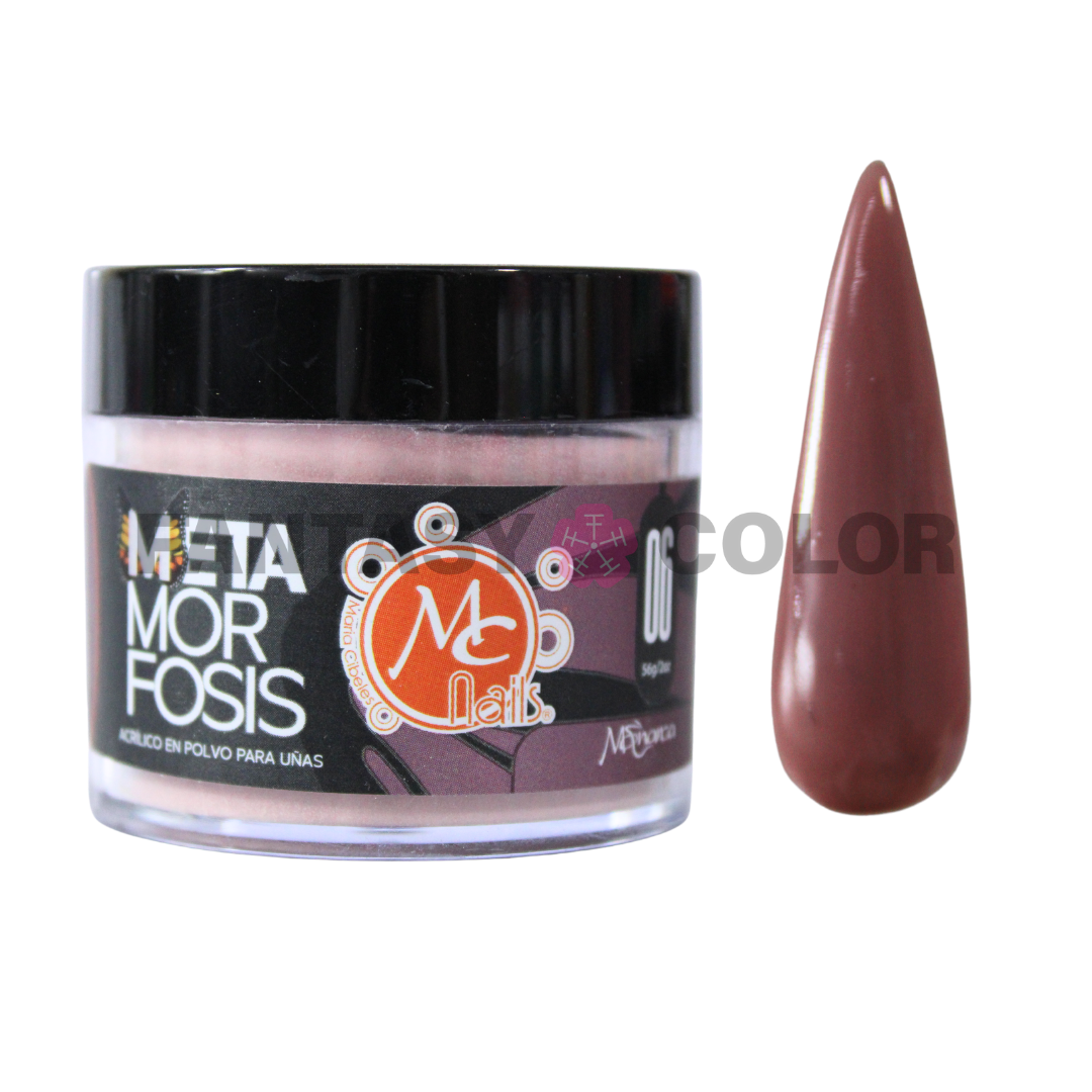ACRILICOS METAMORFOSIS MC NAILS - 16 TONOS DISPONIBLES