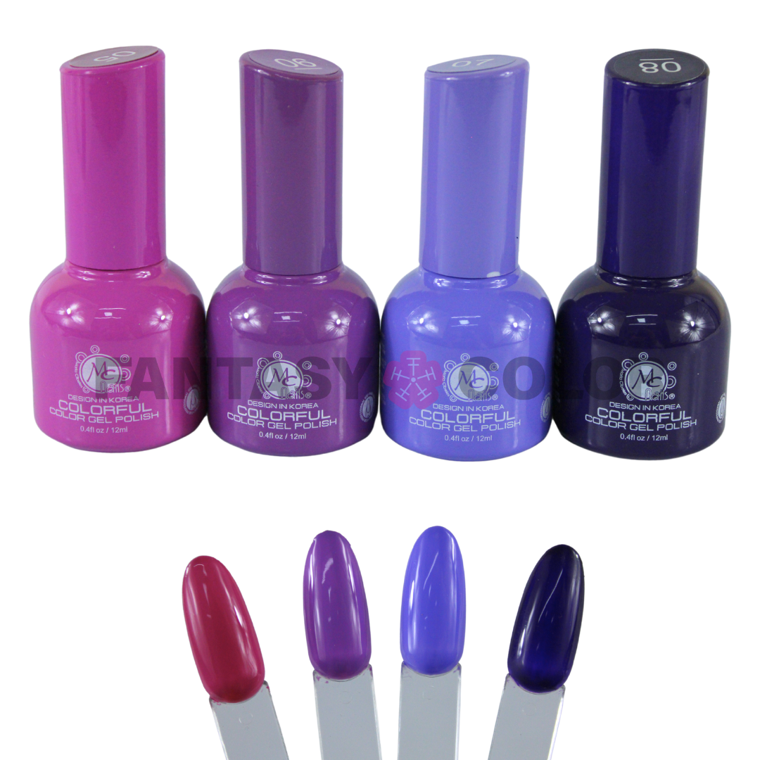 Colección "B" COLORFUL MC NAILS - 3 PASOS
