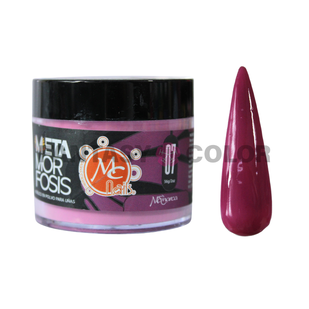 ACRILICOS METAMORFOSIS MC NAILS - 16 TONOS DISPONIBLES