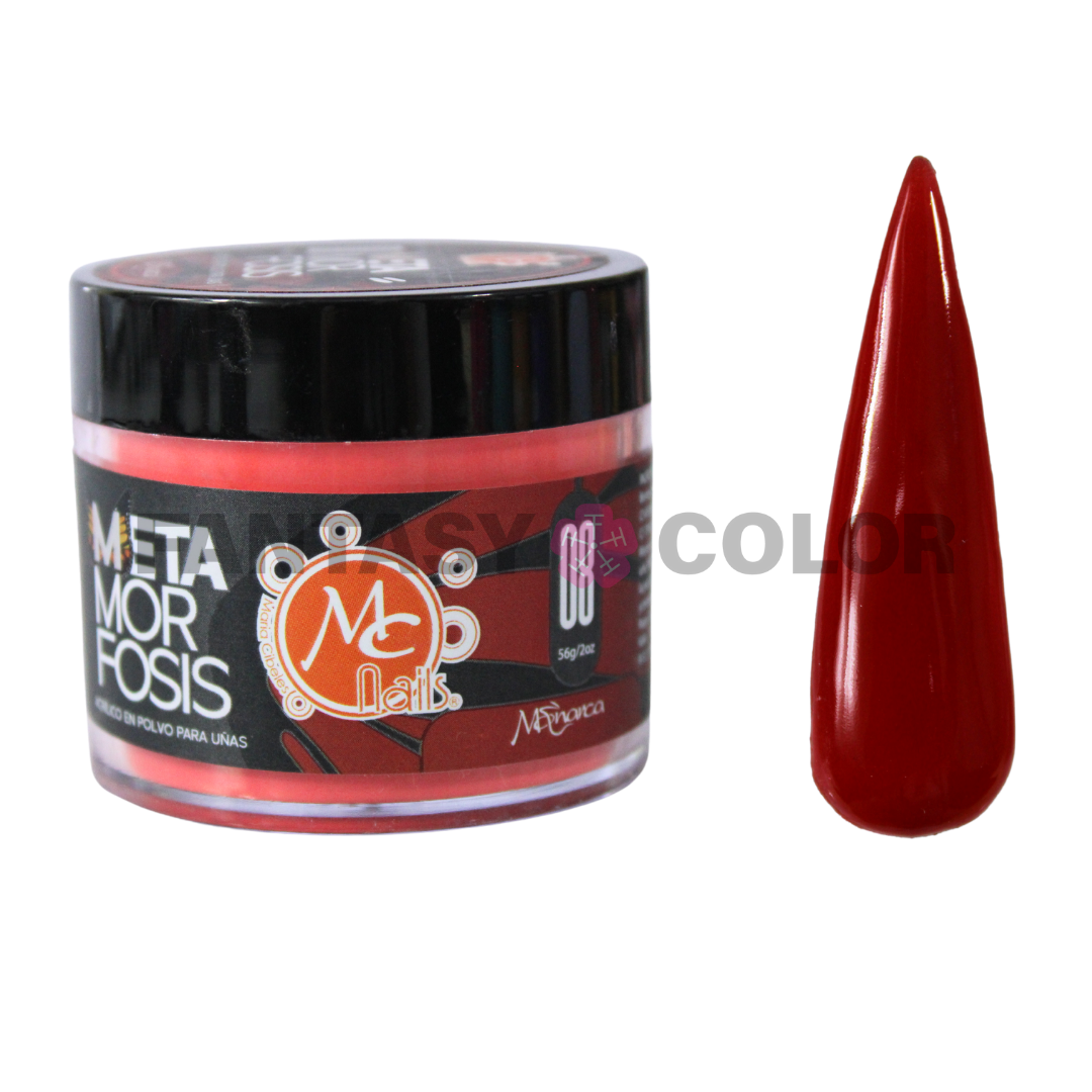 ACRILICOS METAMORFOSIS MC NAILS - 16 TONOS DISPONIBLES