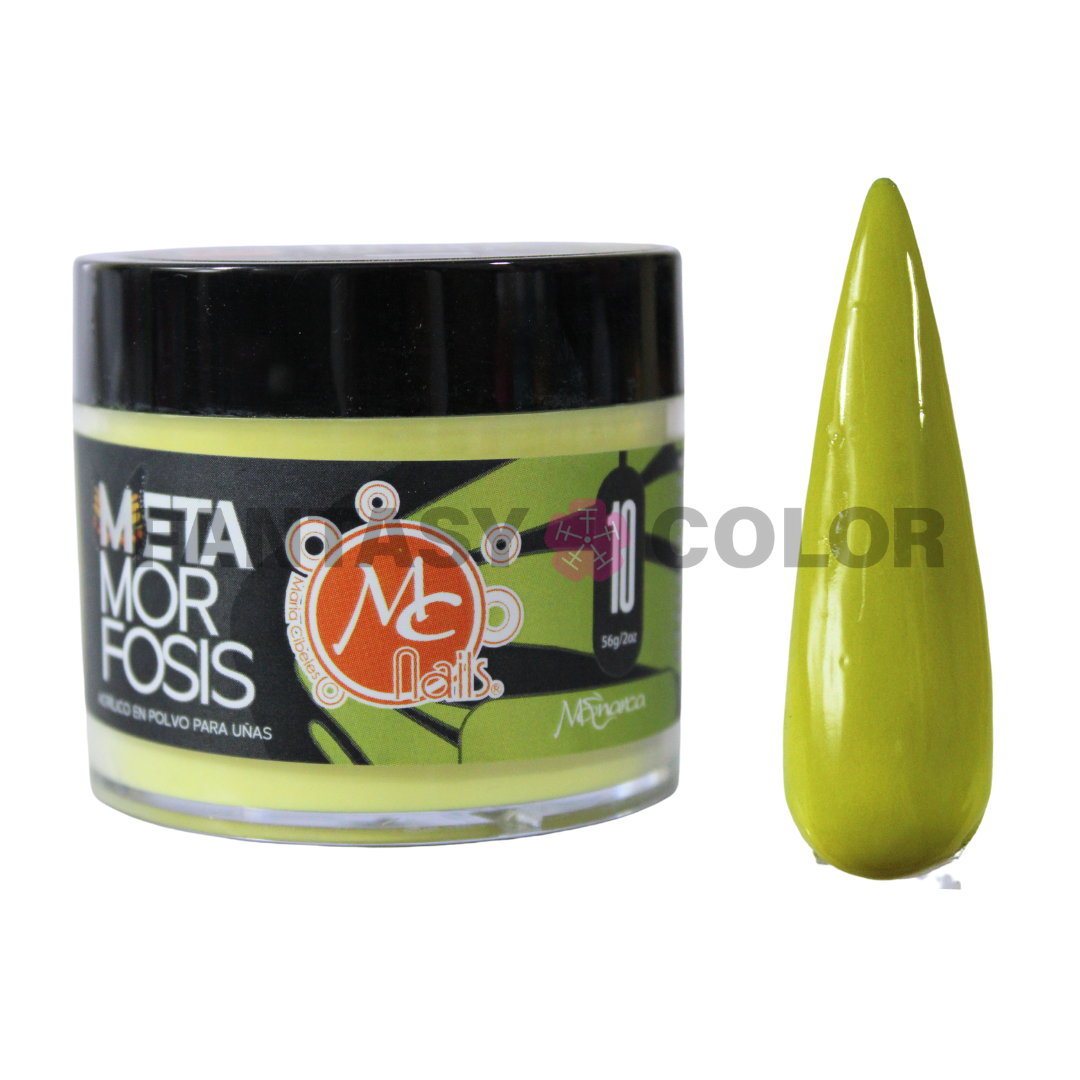 ACRILICOS METAMORFOSIS MC NAILS - 16 TONOS DISPONIBLES