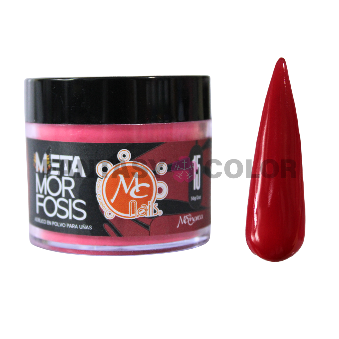 ACRILICOS METAMORFOSIS MC NAILS - 16 TONOS DISPONIBLES