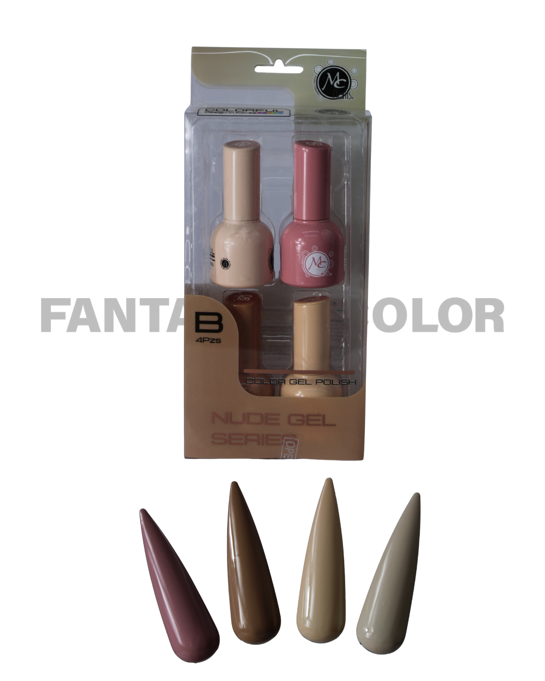 COLECCION SERIES COLORFUL GEL MC NAILS