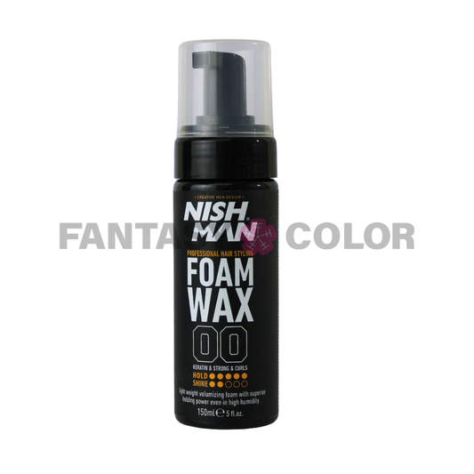 HAIR STYLING FOAM WAX/ ESPUMA LIGERA PARA CABELLO NISHMAN