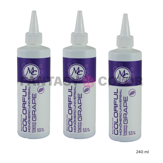 SET DE 3 MONOMEROS COLORFUL GRAPE 240 ML