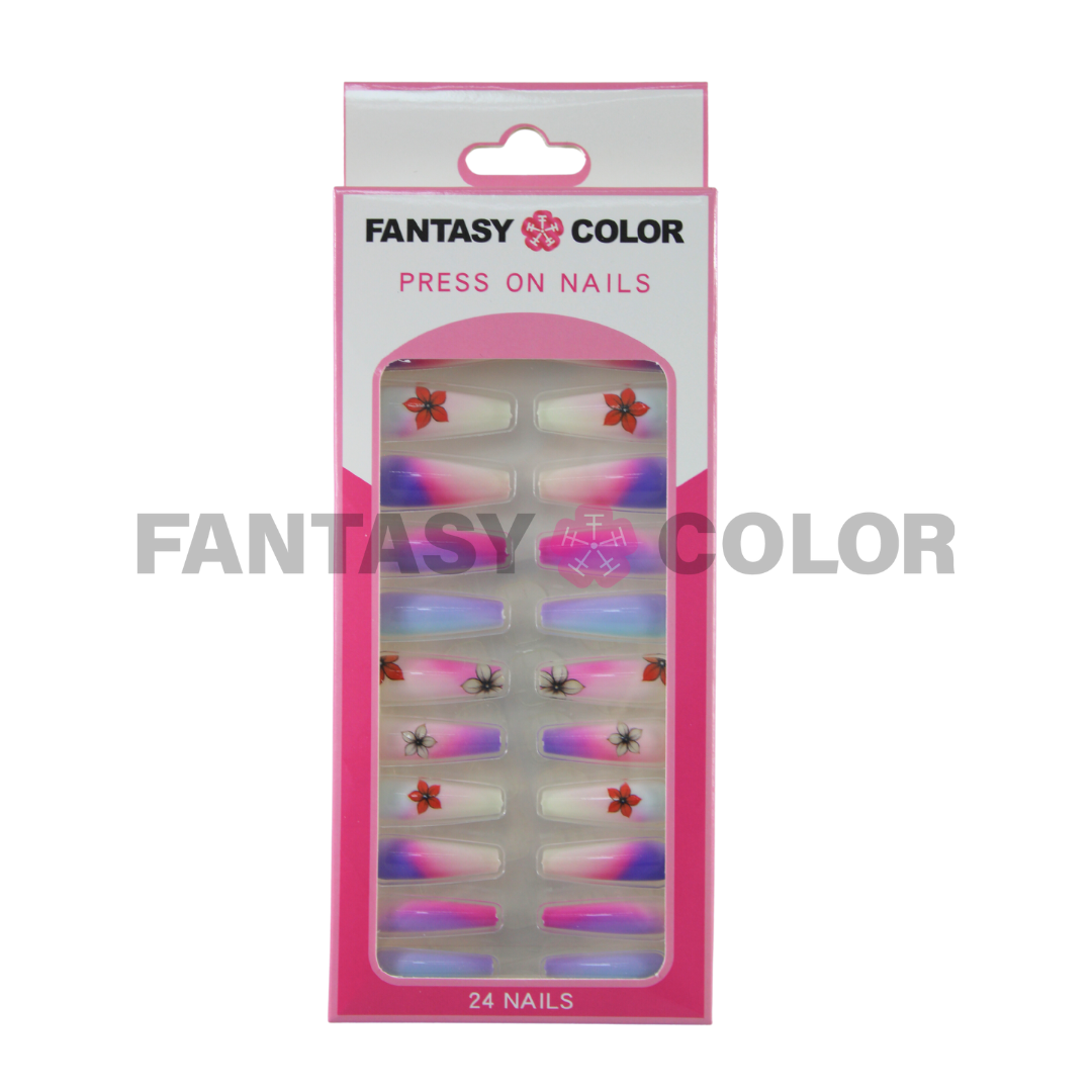 TIPS DECORADOS PRESS ON FANTASY COLOR
