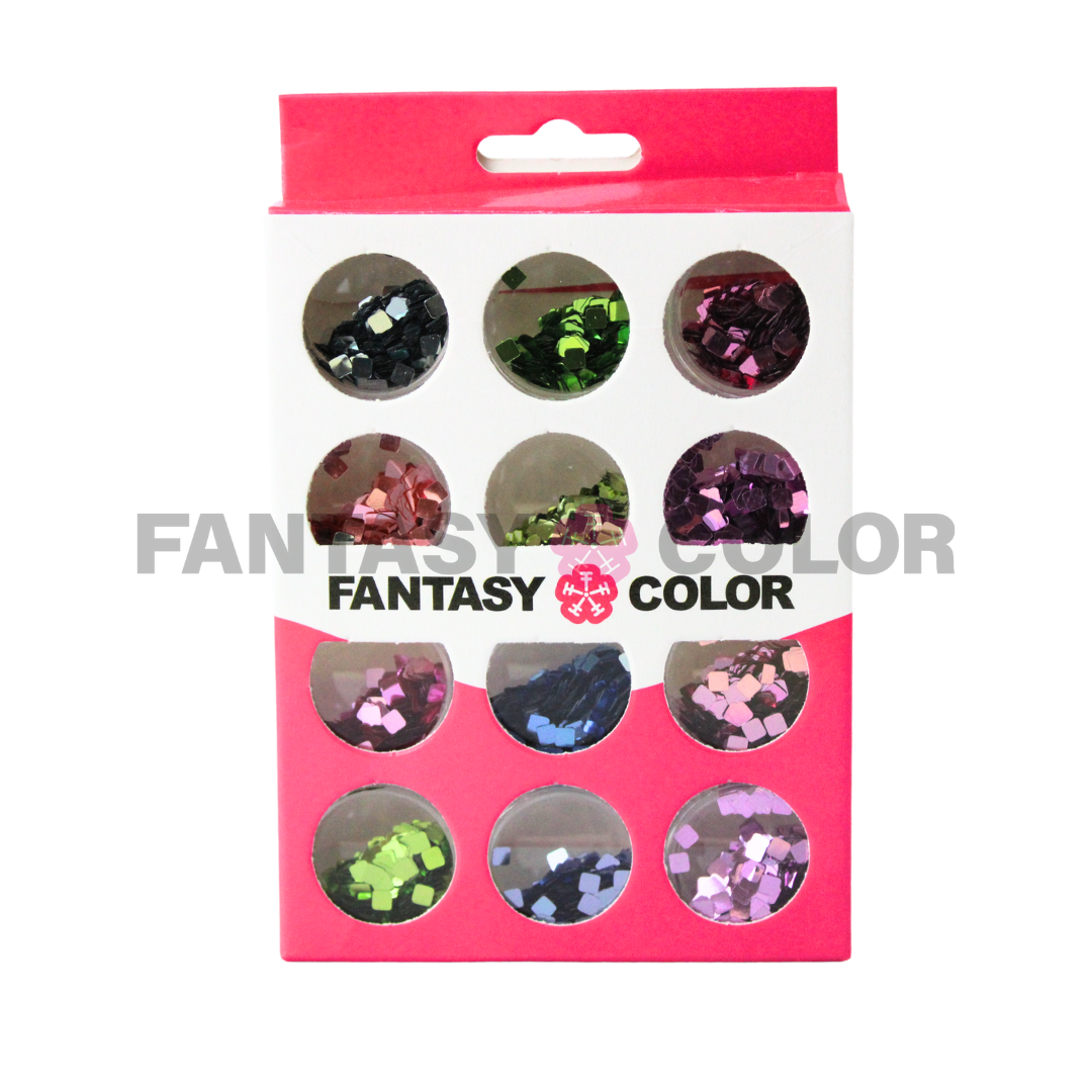 SET DECORACION 12 PIEZAS FANTASY COLOR - 7 OPCIONES
