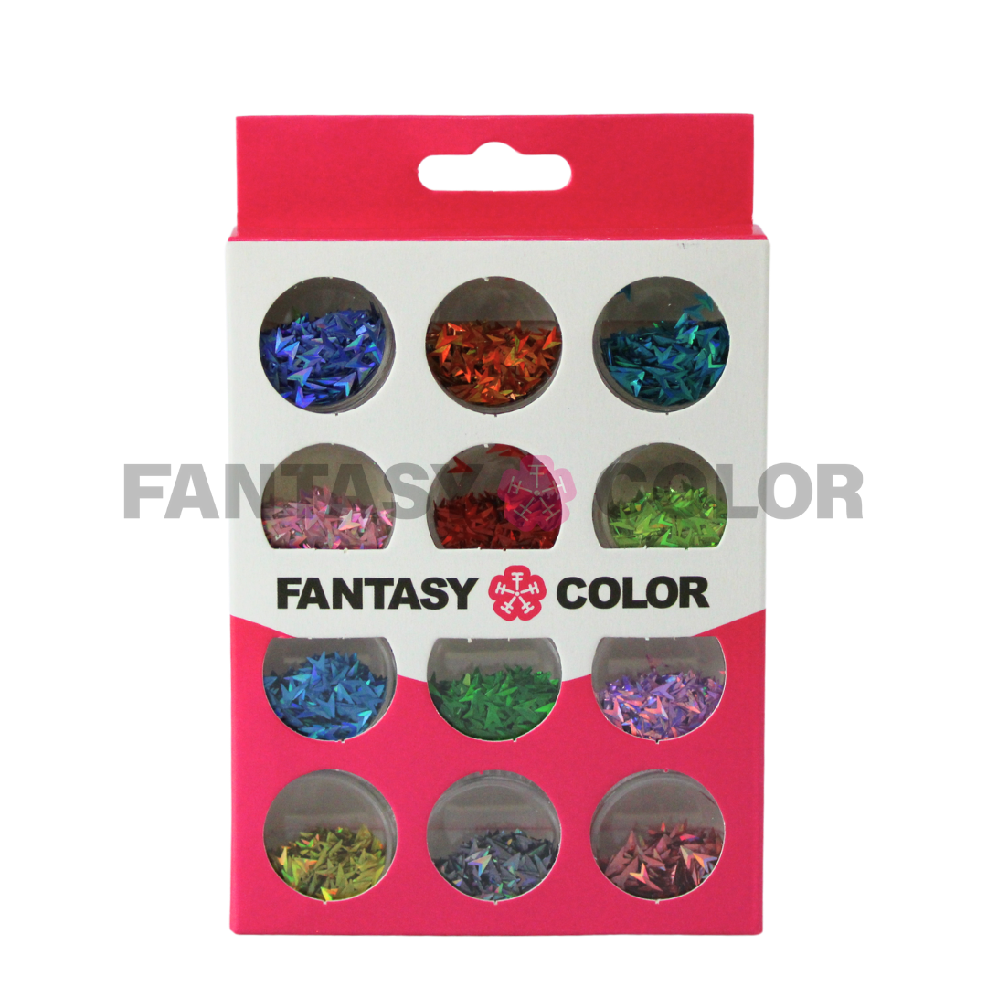 SET DECORACION 12 PIEZAS FANTASY COLOR - 7 OPCIONES