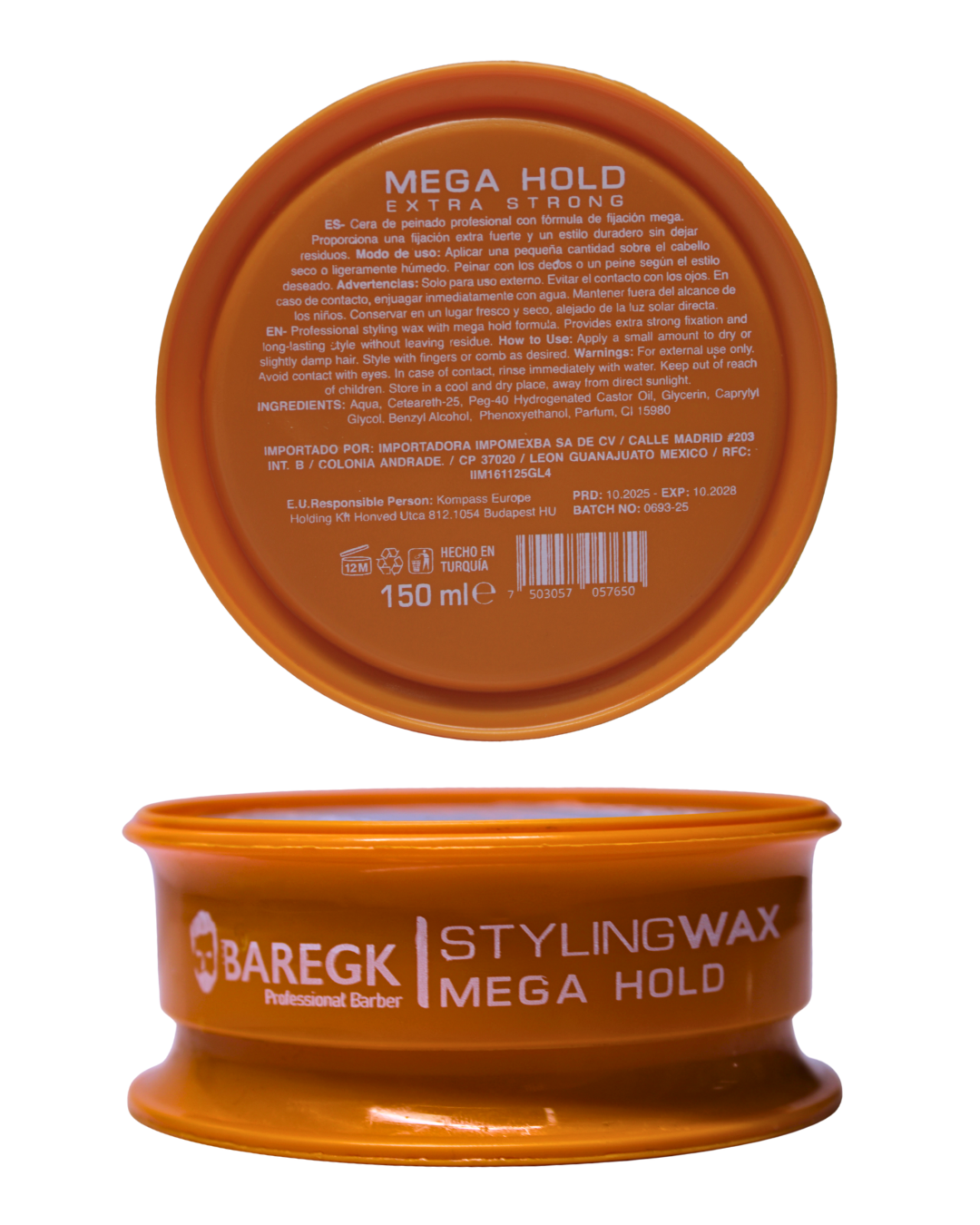 CERA STYLING WAX - MEGA HOLD BAREGK