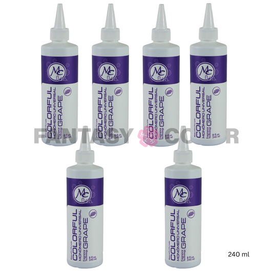 SET DE 6 MONOMEROS COLORFUL GRAPE 240 ML