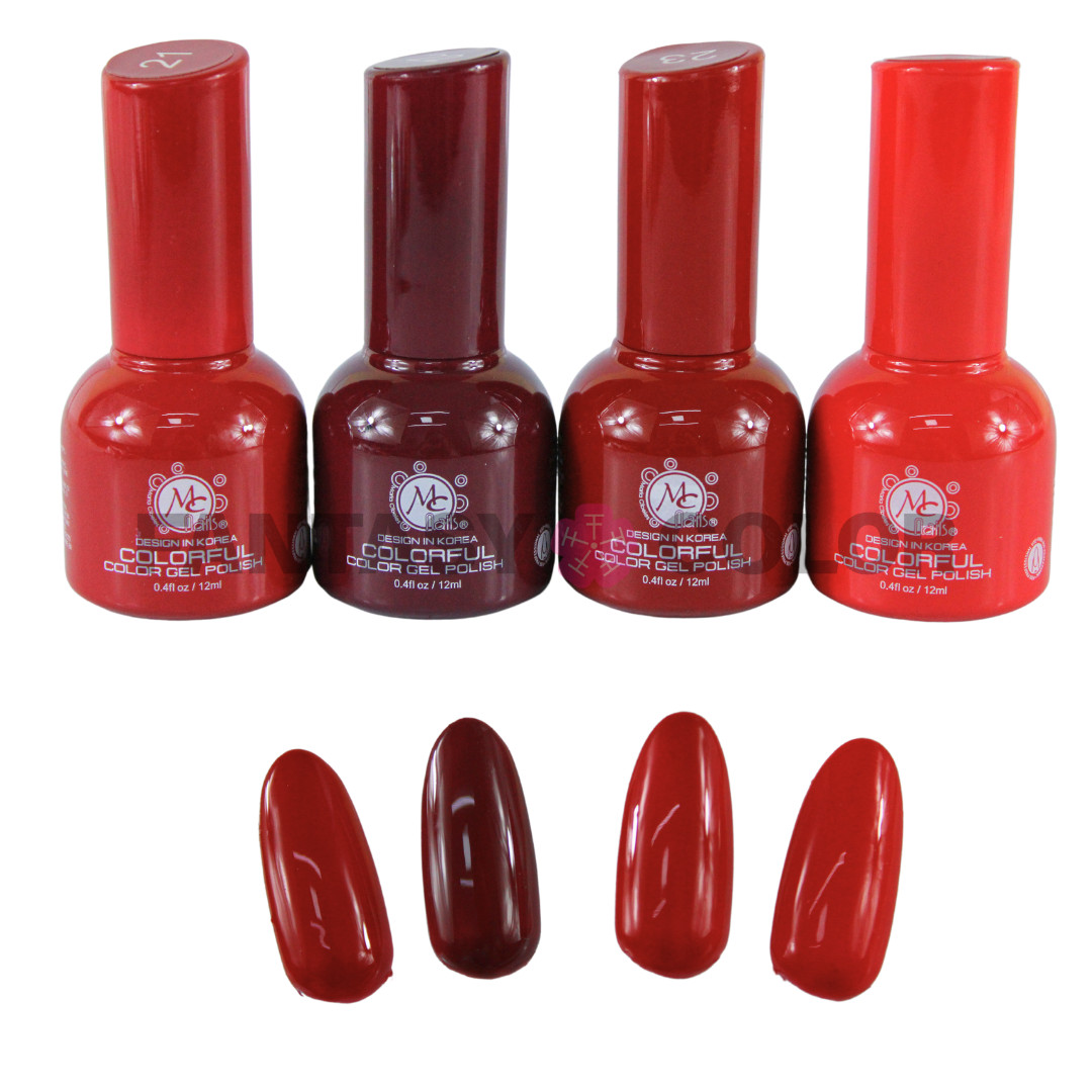 Colección "F" COLORFUL MC NAILS - 3 PASOS